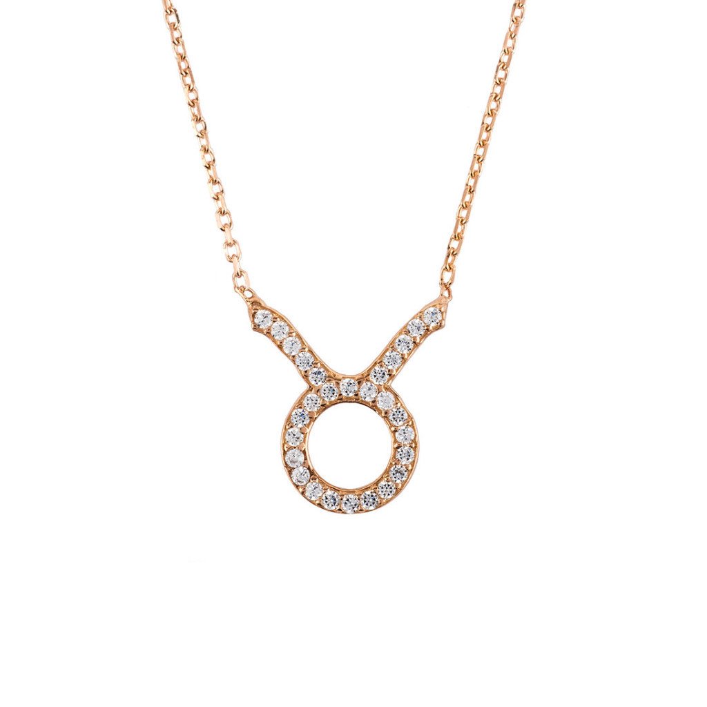 Celestia Luxe Necklace: Grounded Taurus (Rosé Gold)