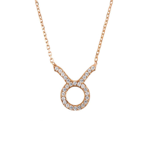 Celestia Luxe Necklace: Grounded Taurus (Rosé Gold)