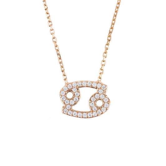 Celestia Luxe Necklace: Gentle Cancer (Rosé Gold)