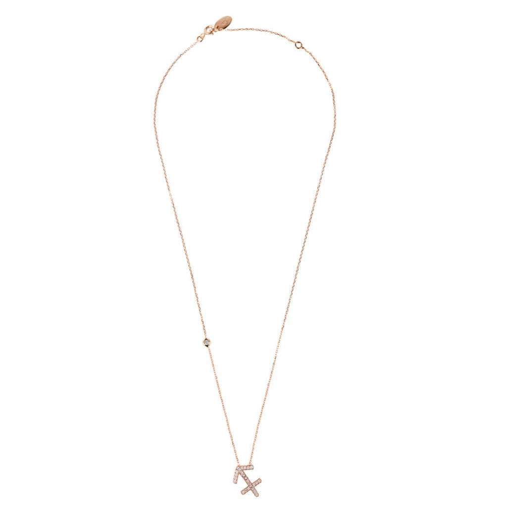 Celestia Luxe Necklace: Free Sagittarius (Rosé Gold)