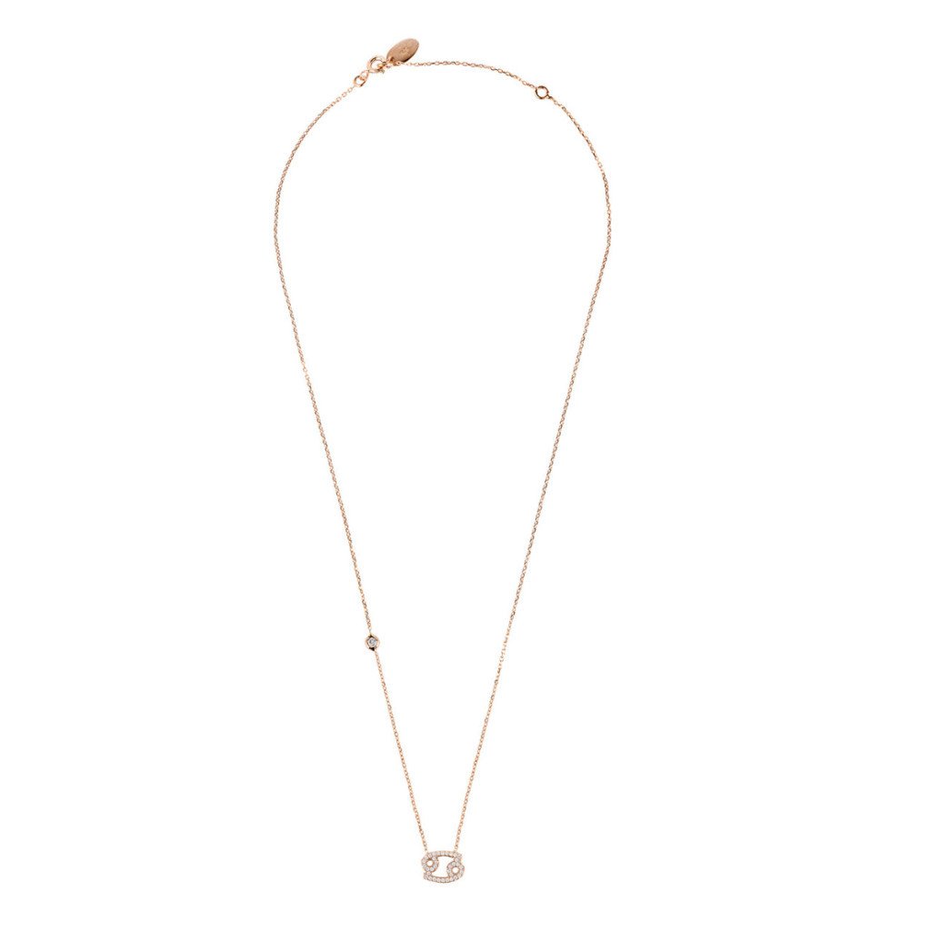 Celestia Luxe Necklace: Gentle Cancer (Rosé Gold)