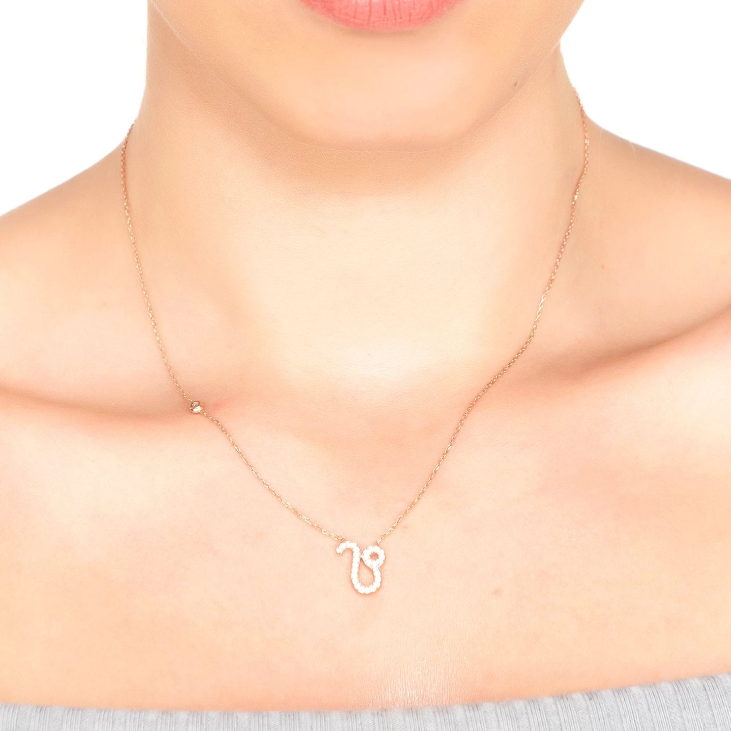 Celestia Luxe Necklace: Radiant Leo (Silver)