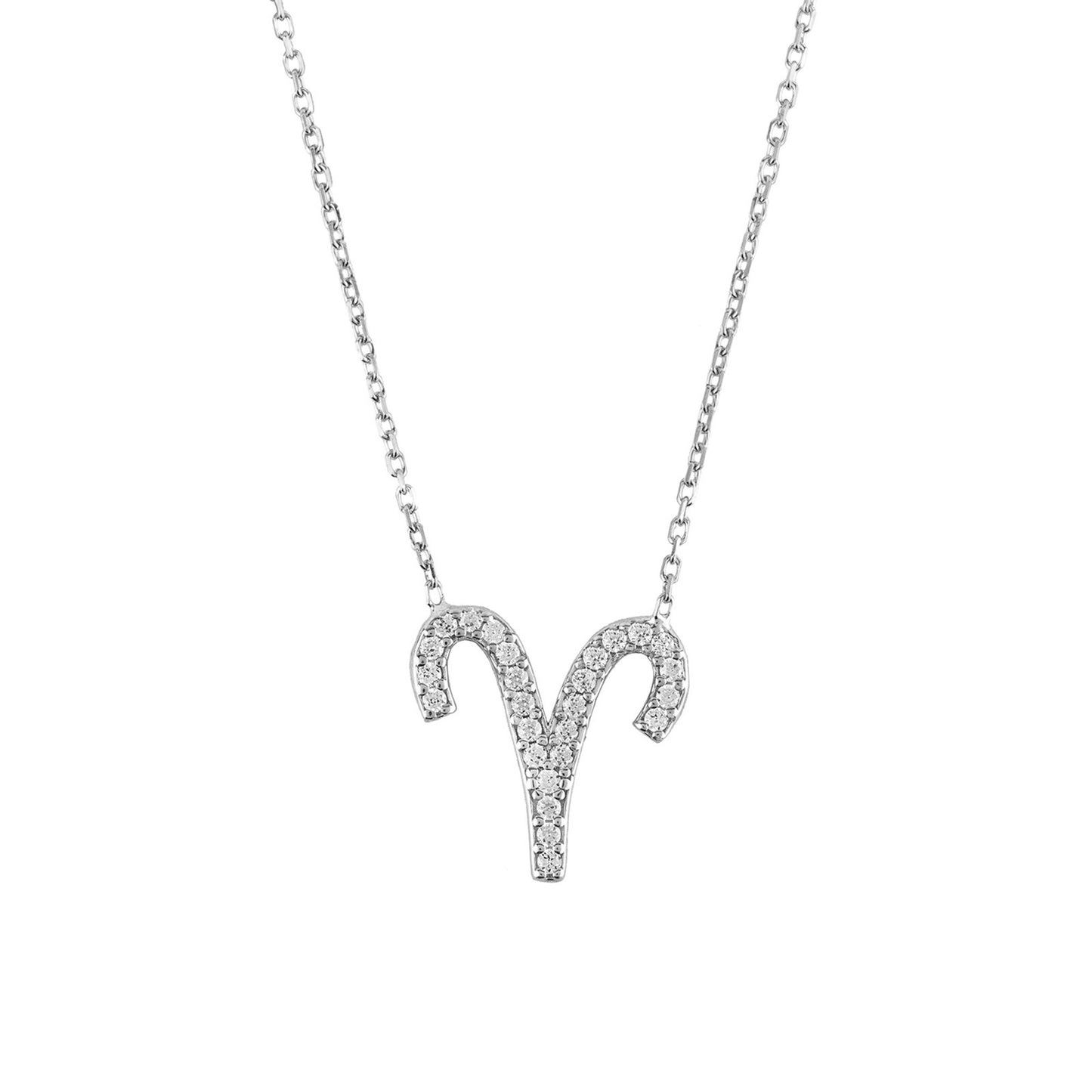 Celestia Luxe Necklace: Bold Aries (Silver)