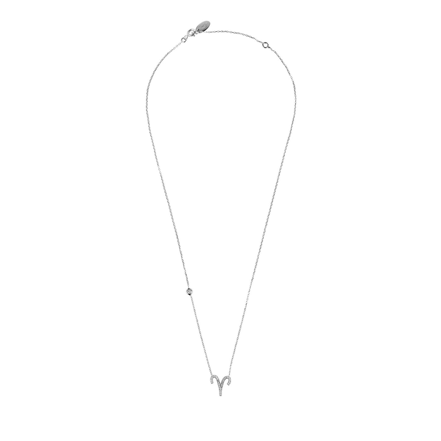 Celestia Luxe Necklace: Bold Aries (Silver)