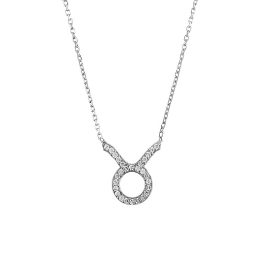 Celestia Luxe Necklace: Grounded Taurus (Silver)