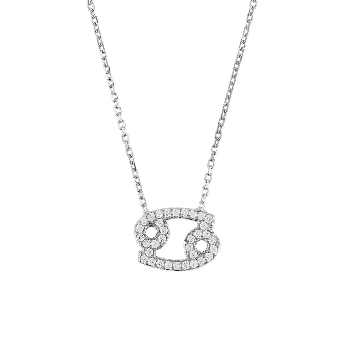 Celestia Luxe Necklace: Gentle Cancer (Silver)