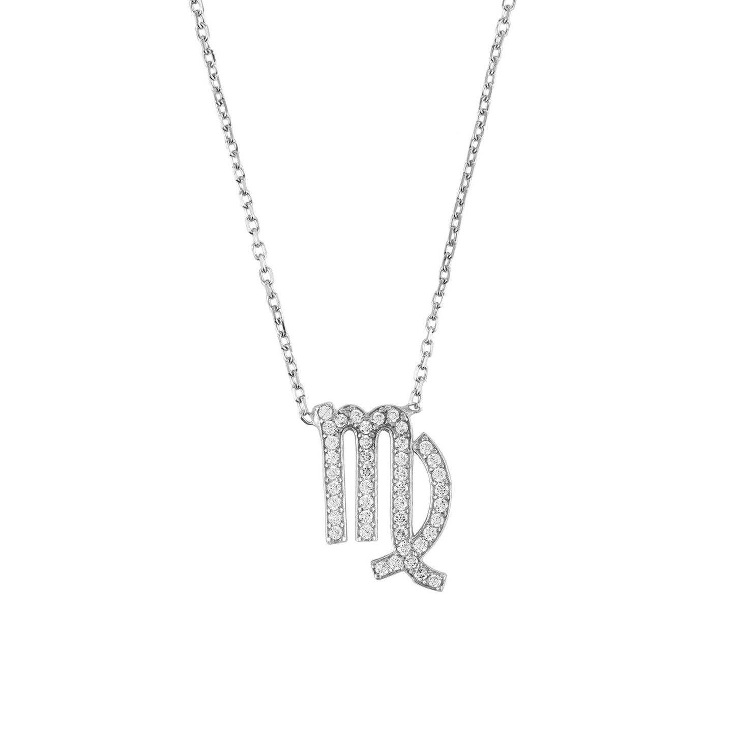 Celestia Luxe Necklace: Elegant Virgo (Silver)