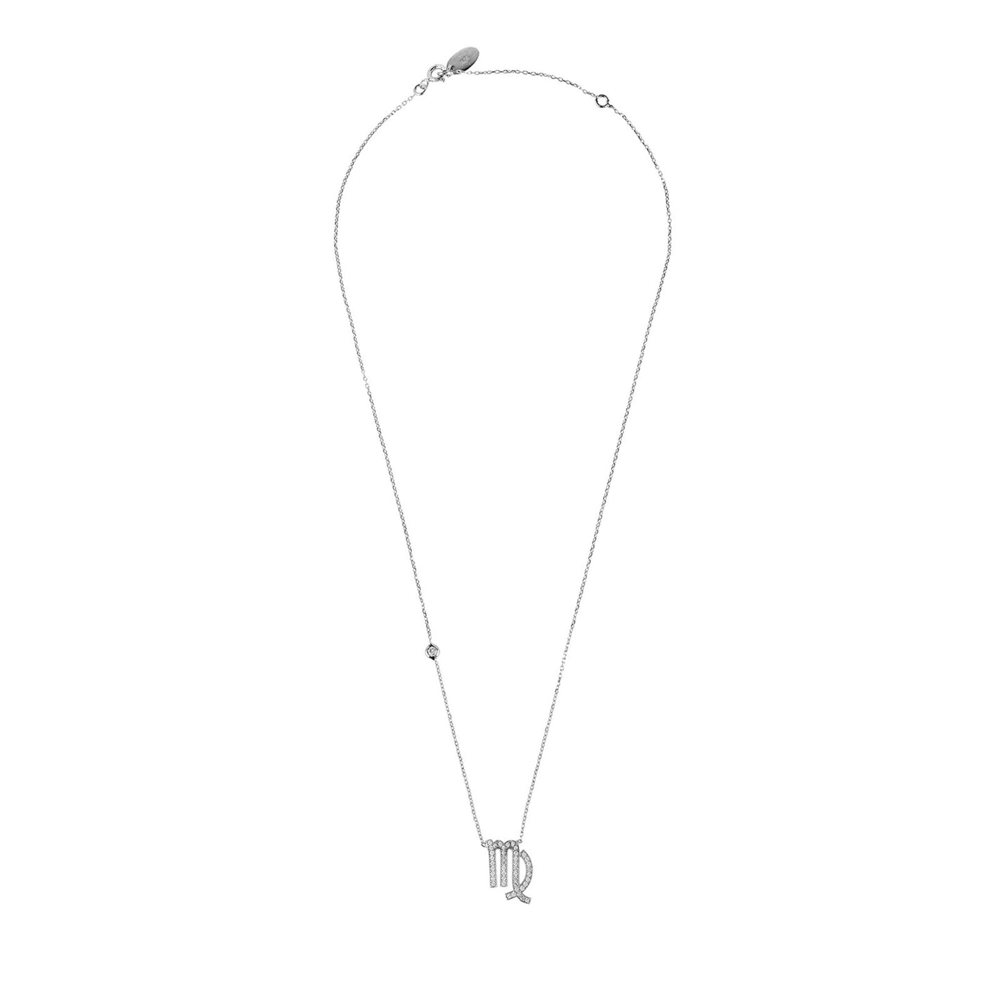 Celestia Luxe Necklace: Elegant Virgo (Silver)