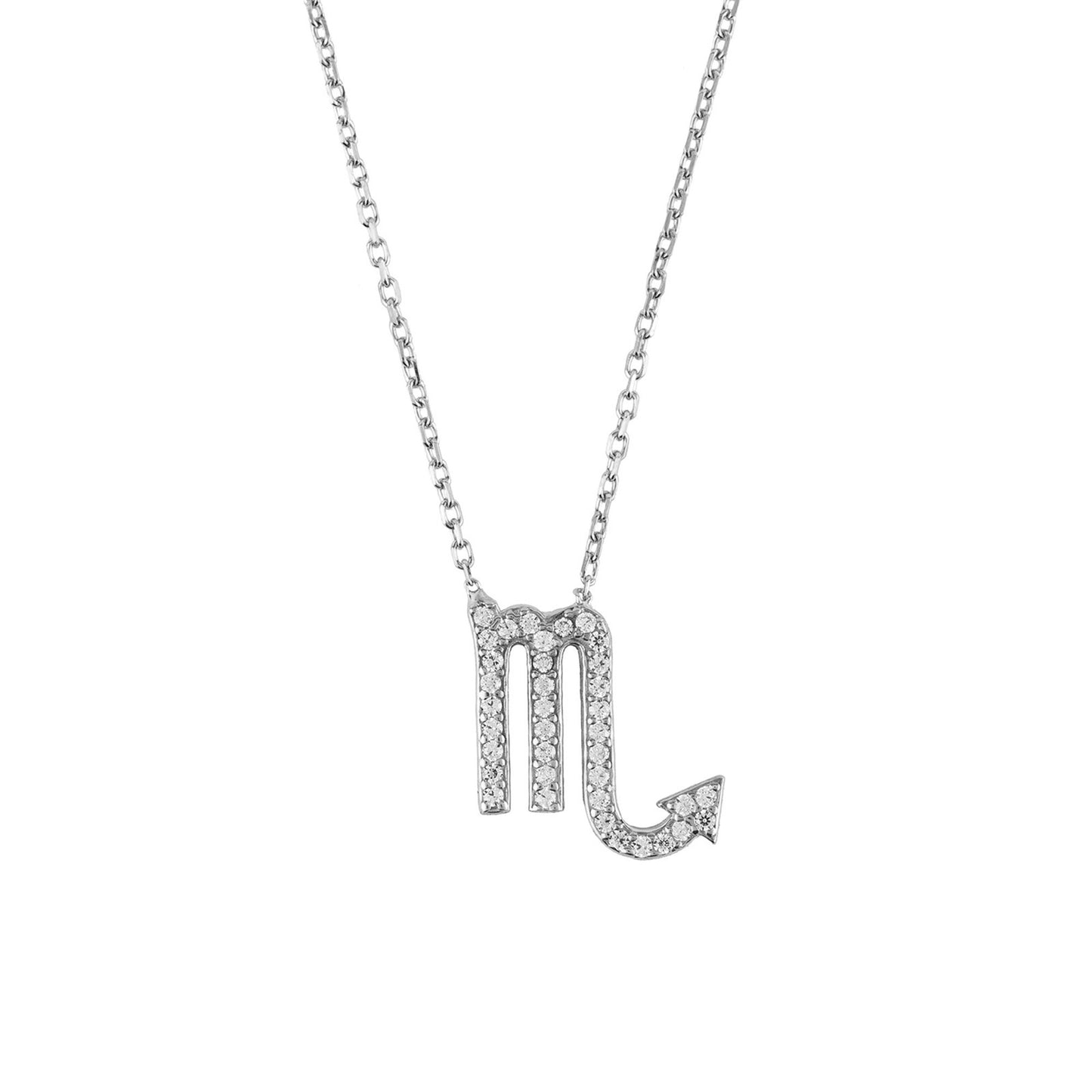 Celestia Luxe Necklace: Fierce Scorpio (Silver)