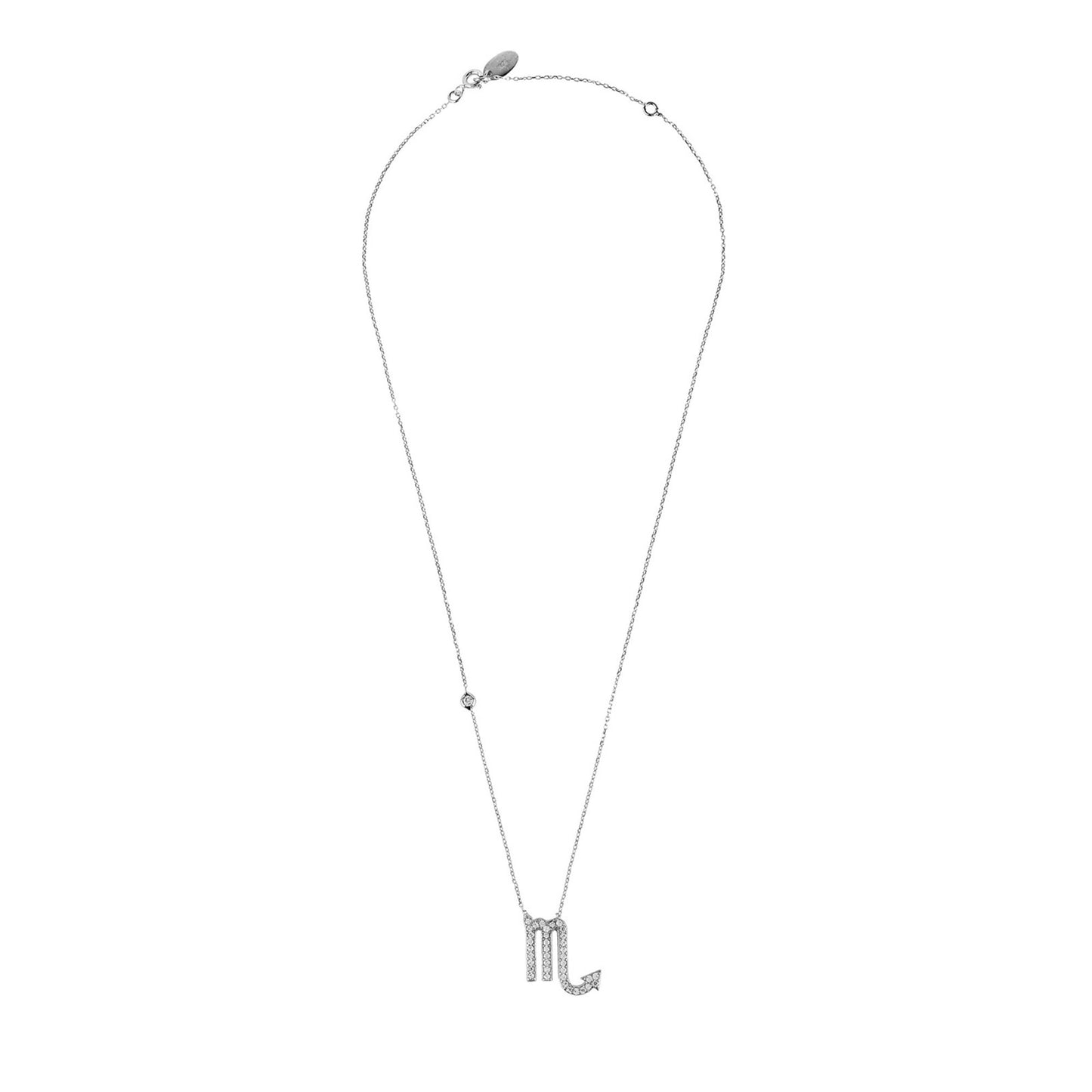 Celestia Luxe Necklace: Fierce Scorpio (Silver)