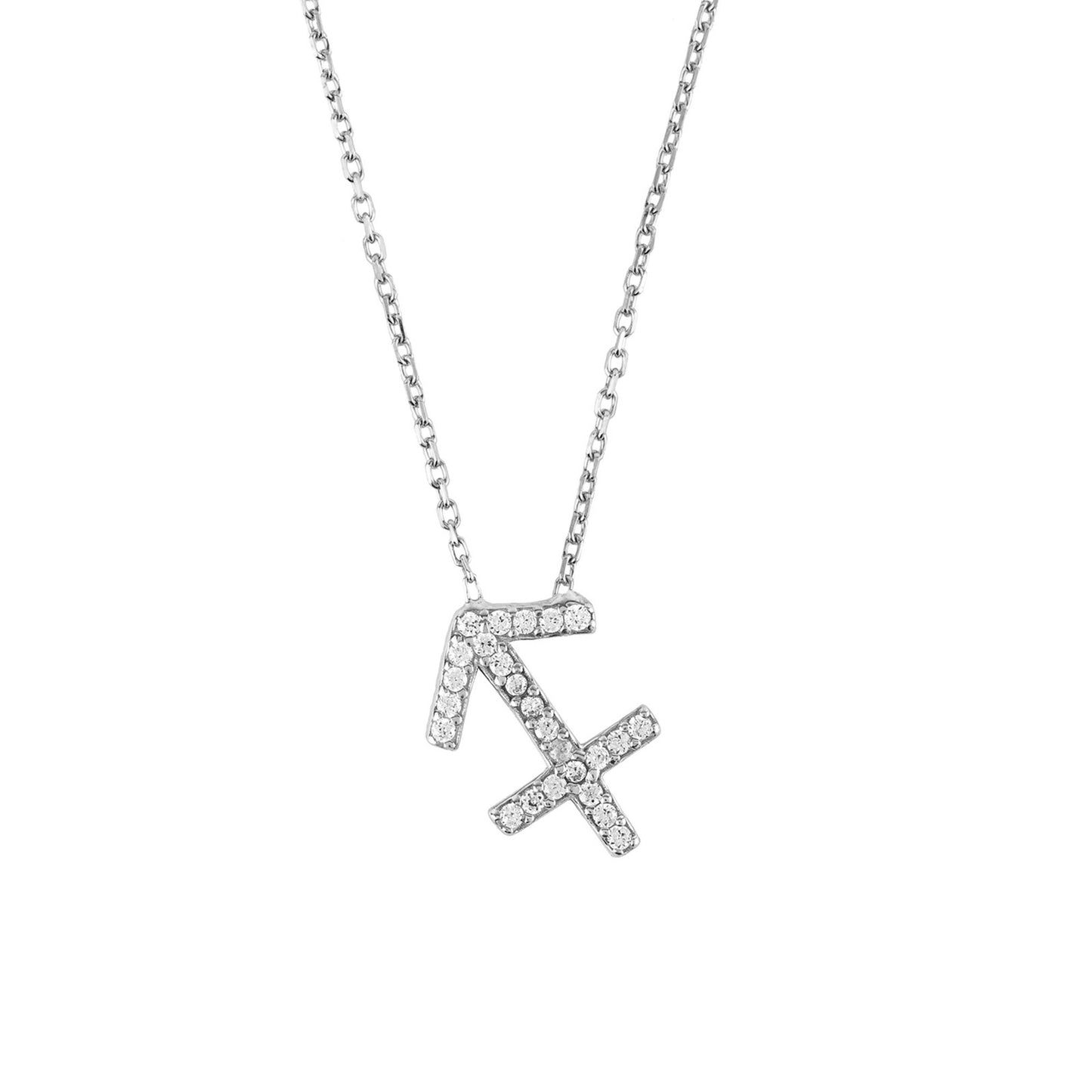 Celestia Luxe Necklace: Free Sagittarius (Silver)