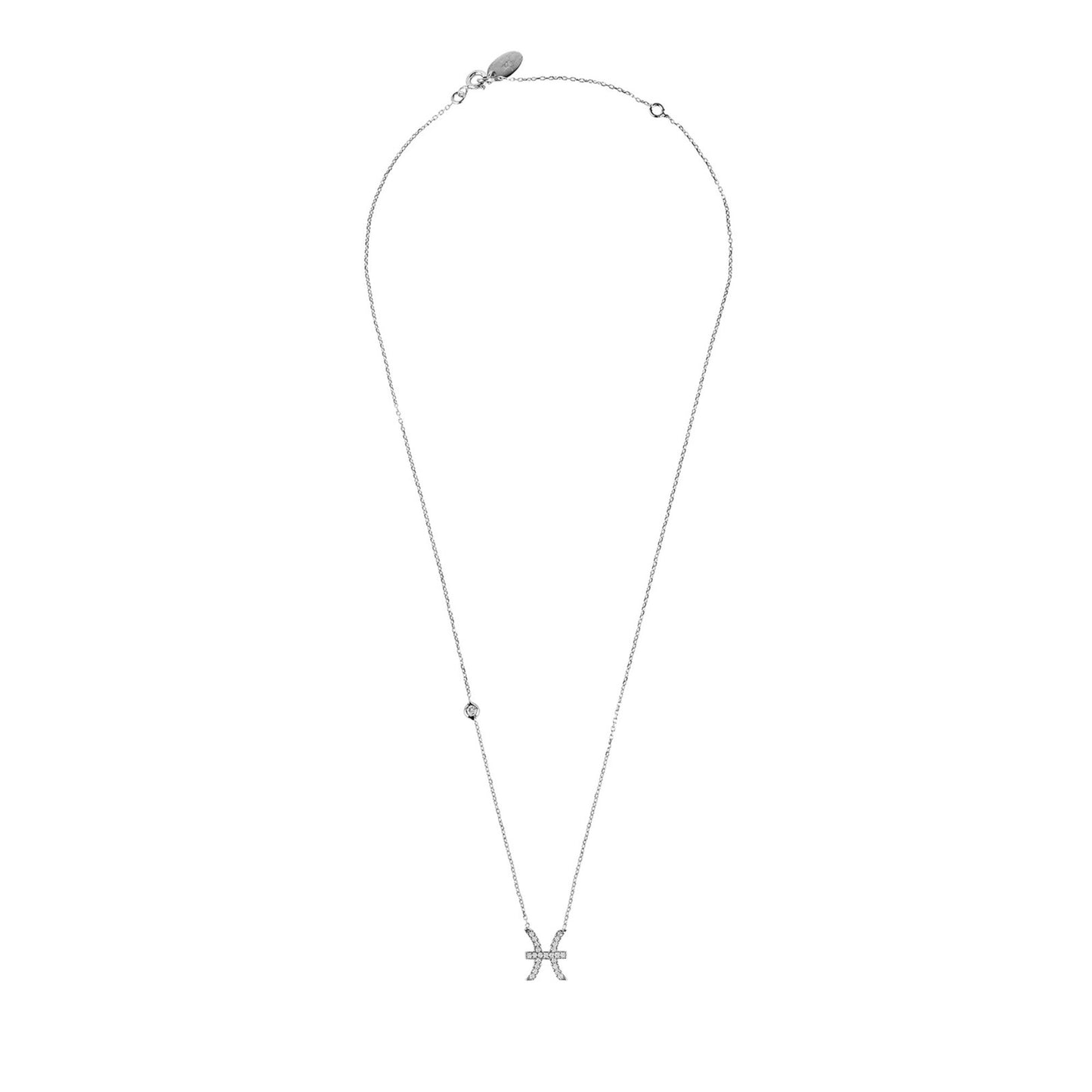 Celestia Luxe Necklace: Dreamy Pisces (Silver)