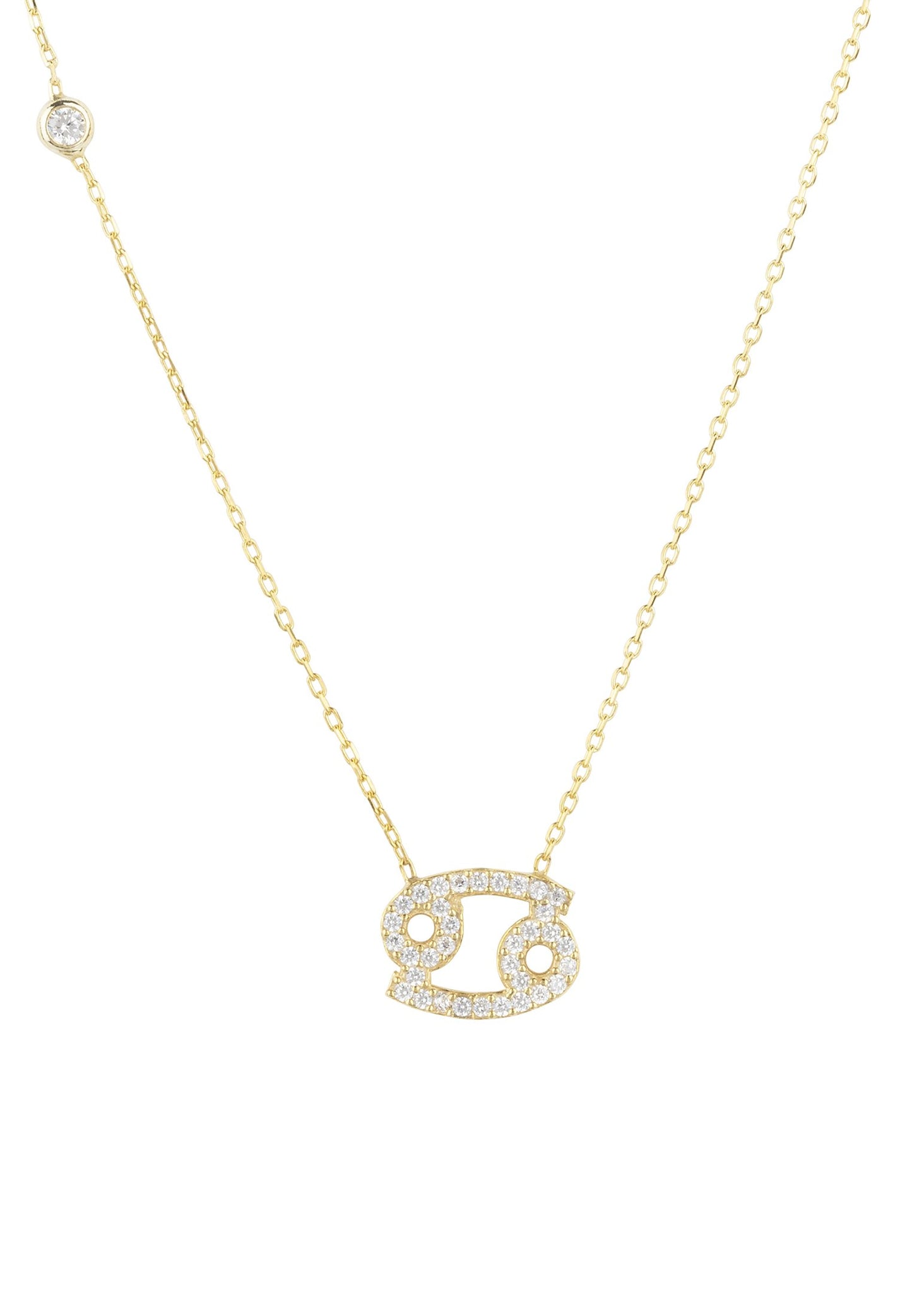 Celestia Luxe Necklace: Gentle Cancer (Gold)
