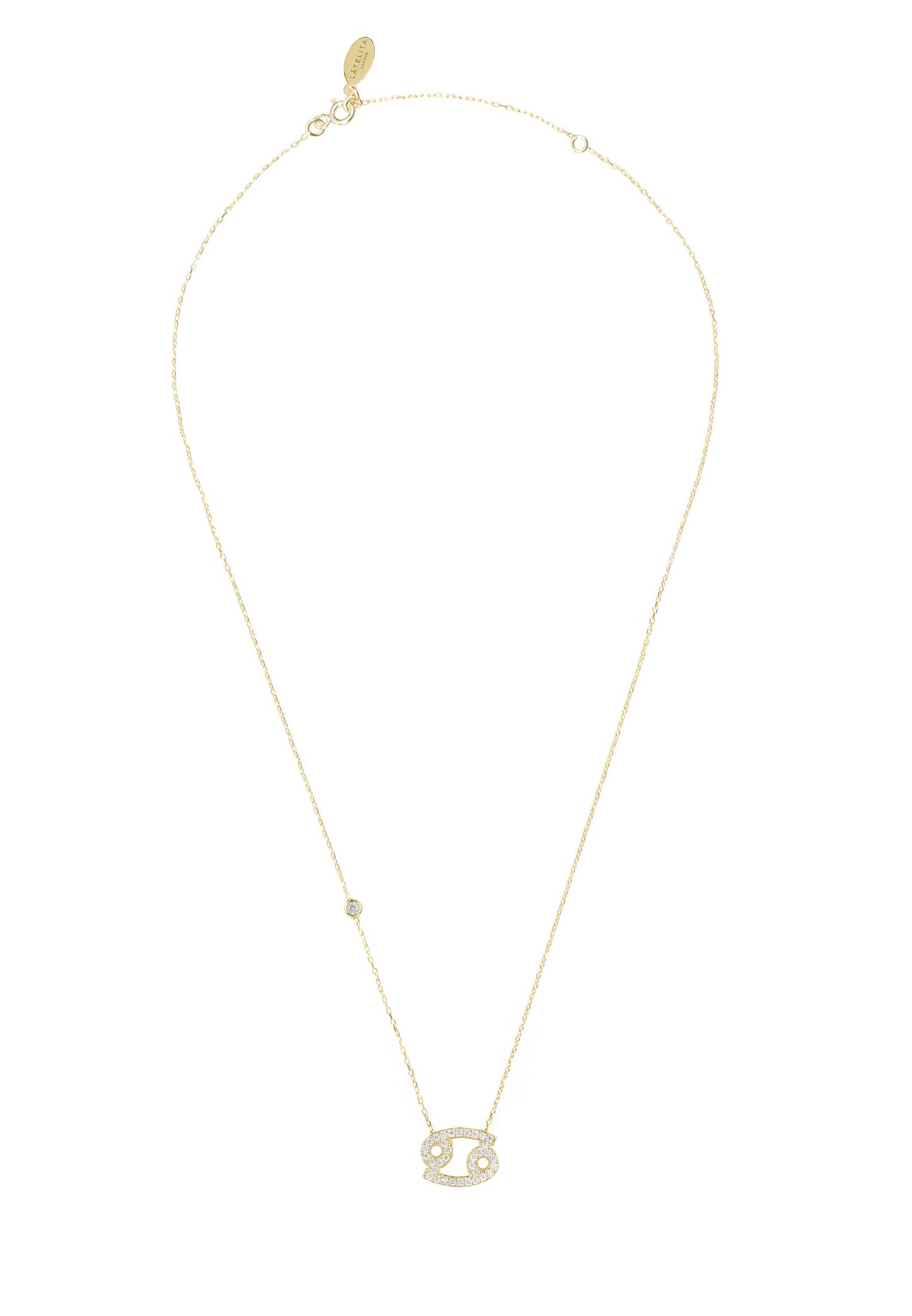 Celestia Luxe Necklace: Gentle Cancer (Gold)