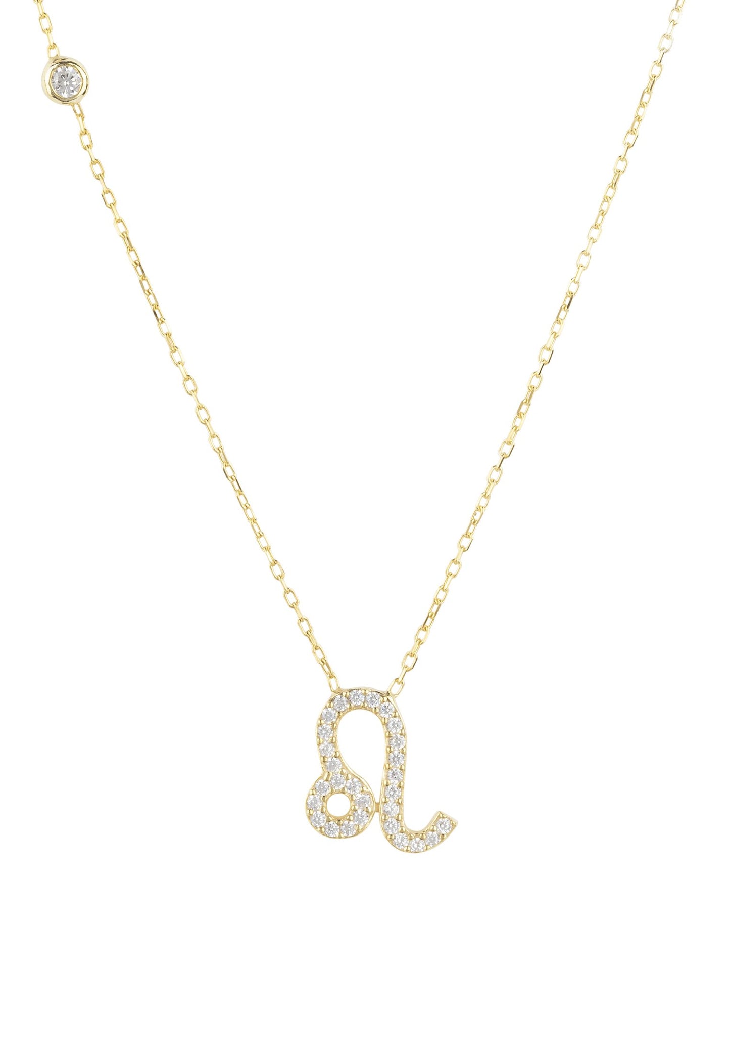 Celestia Luxe Necklace: Radiant Leo (Gold)