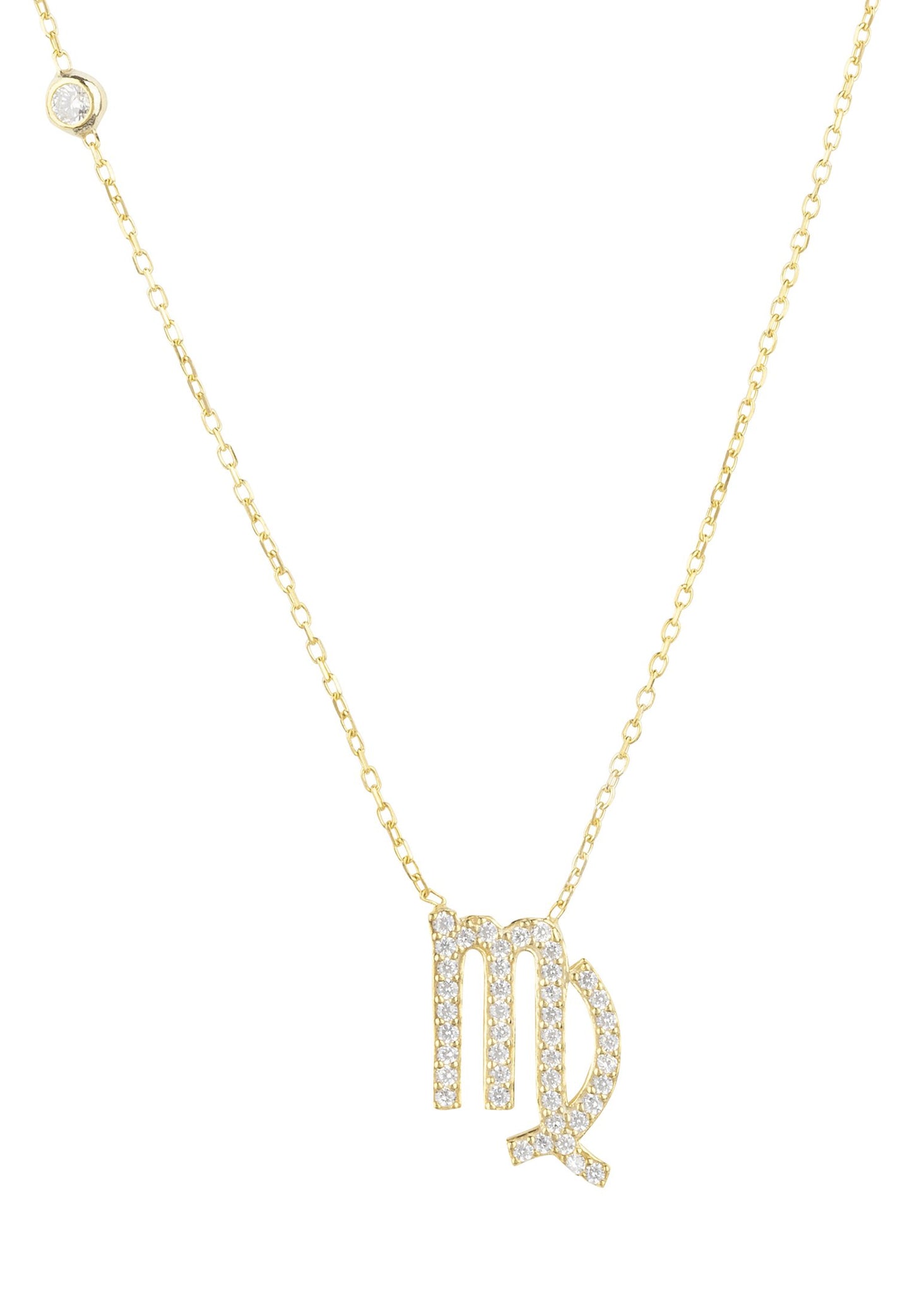 Celestia Luxe Necklace: Elegant Virgo (Gold)