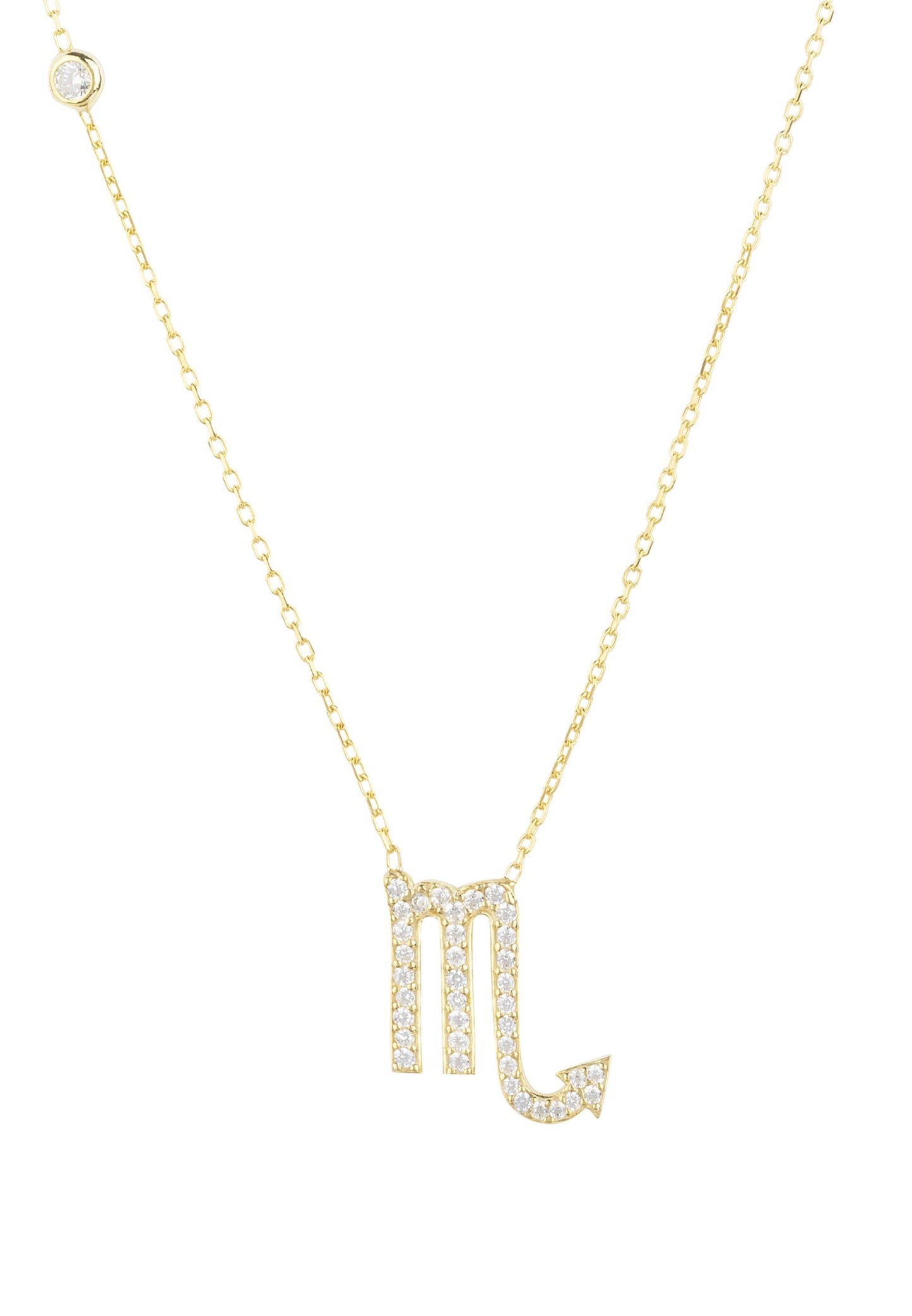 Celestia Luxe Necklace: Fierce Scorpio (Gold)