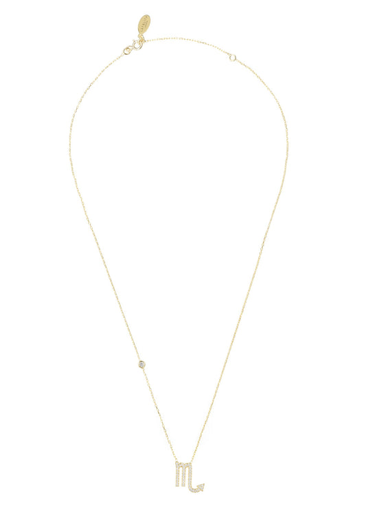 Celestia Luxe Necklace: Fierce Scorpio (Gold)