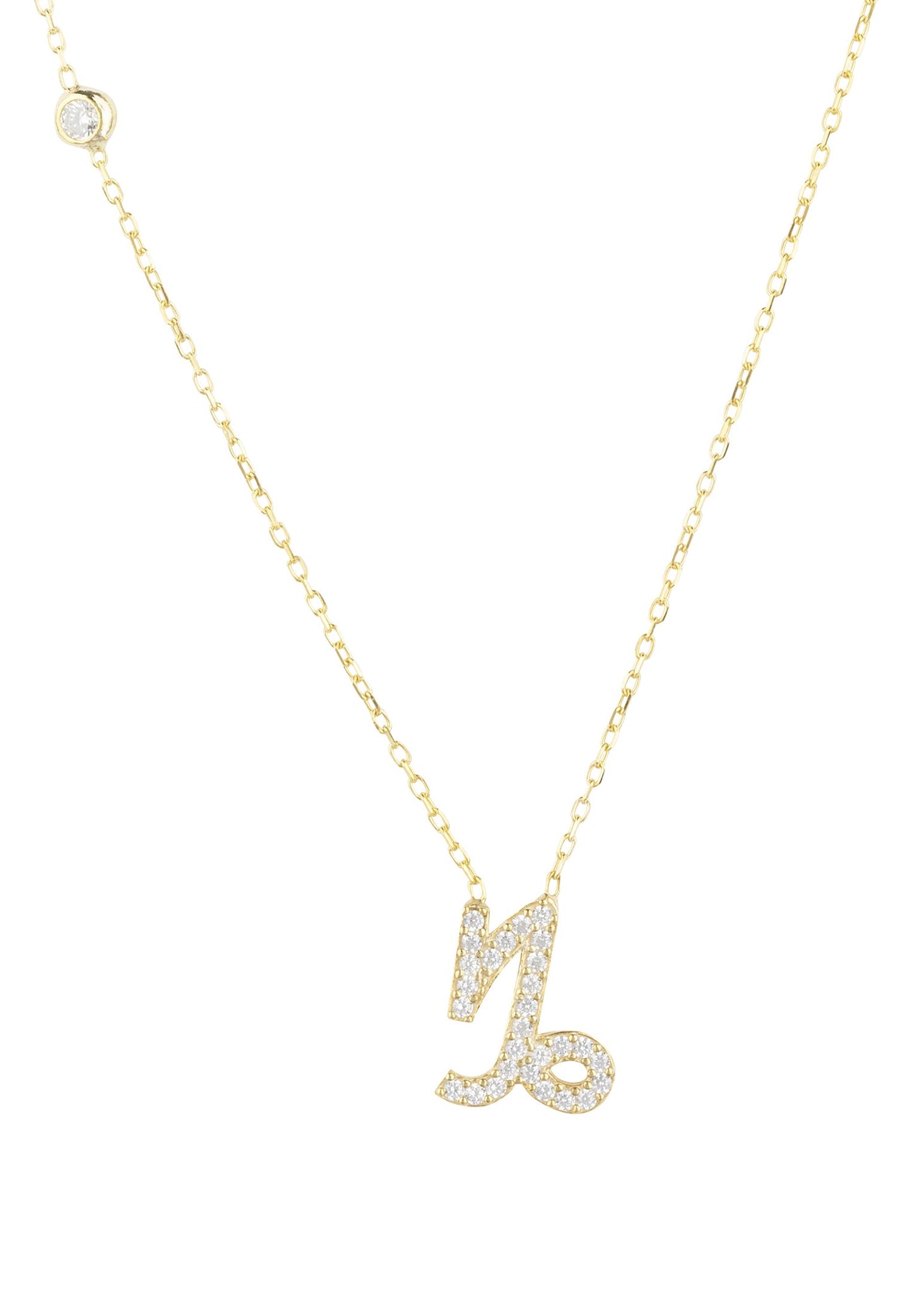 Celestia Luxe Necklace: Ambitious Capricorn (Gold)