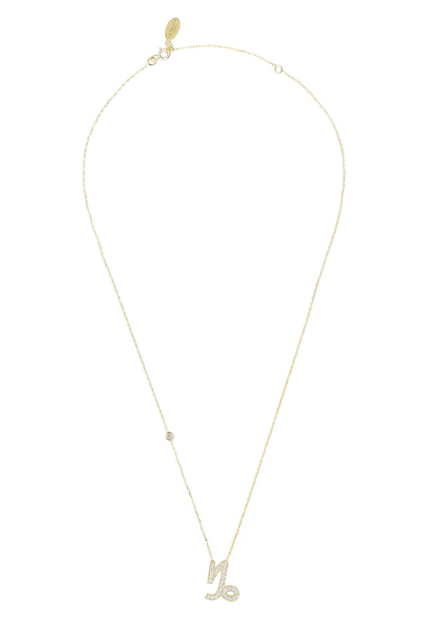 Celestia Luxe Necklace: Ambitious Capricorn (Gold)