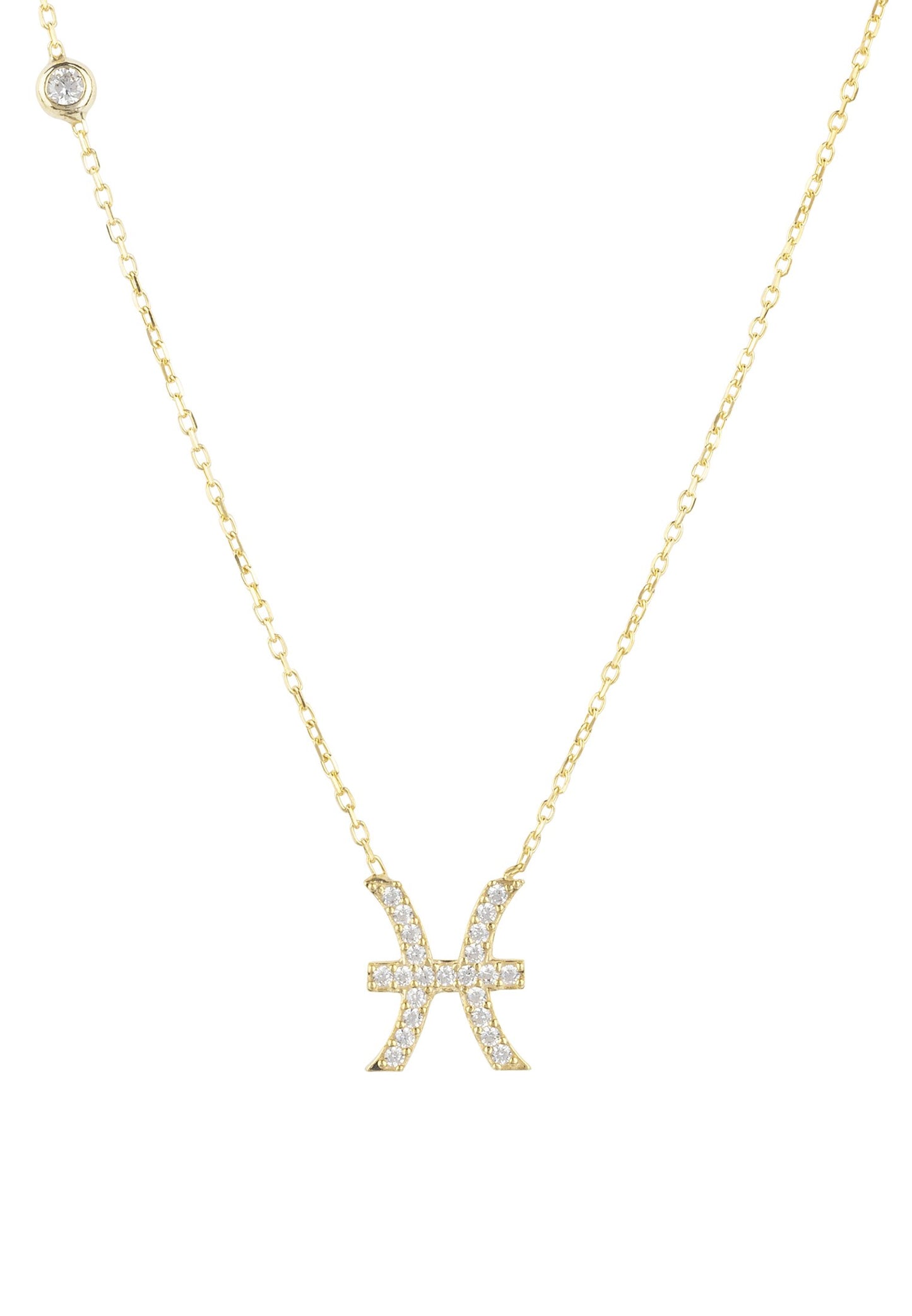 Celestia Luxe Necklace: Dreamy Pisces (Gold)