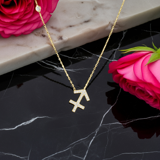 Celestia Luxe Necklace: Free Sagittarius (Gold)