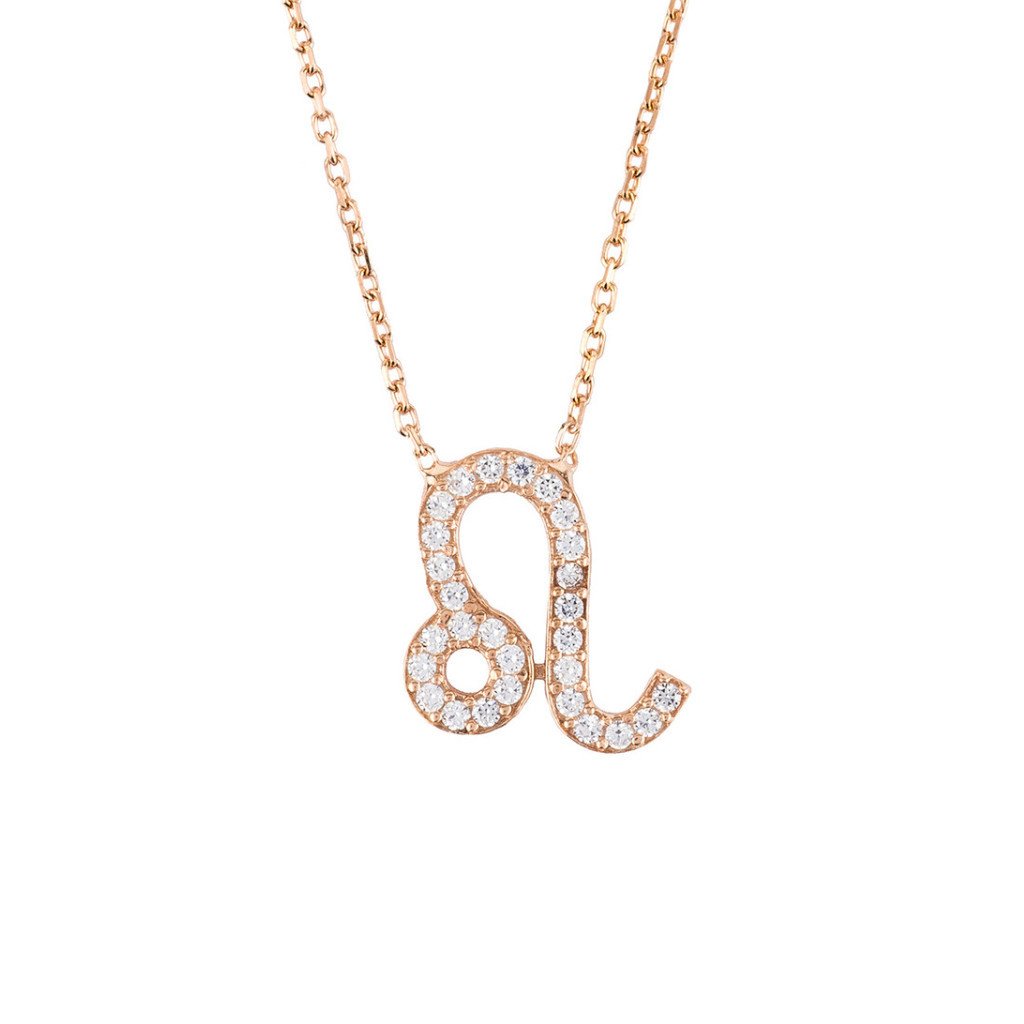 Celestia Luxe Necklace: Radiant Leo (Rosé Gold)