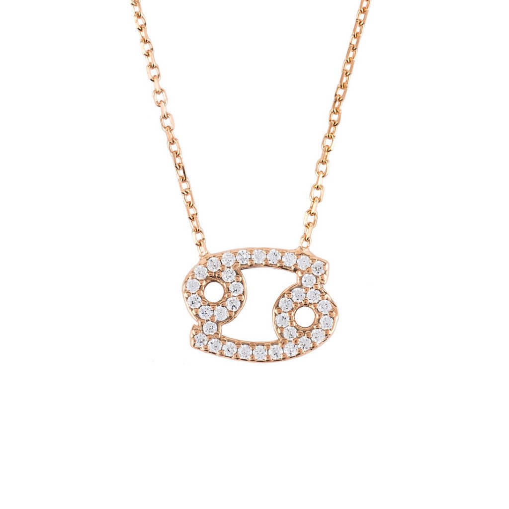 Celestia Luxe Necklace: Gentle Cancer (Rosé Gold)