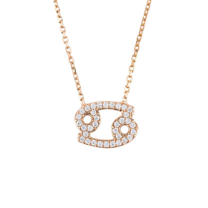 Celestia Luxe Necklace: Gentle Cancer (Rosé Gold)