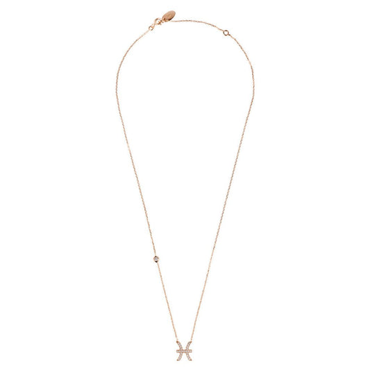 Celestia Luxe Necklace: Dreamy Pisces (Rosé Gold)