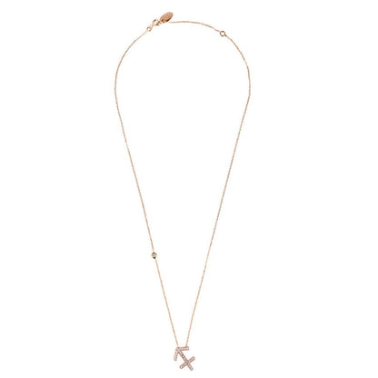 Celestia Luxe Necklace: Free Sagittarius (Rosé Gold)