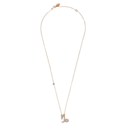 Celestia Luxe Necklace: Ambitious Capricorn (Rosé Gold)