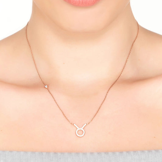 Celestia Luxe Necklace: Grounded Taurus (Silver)
