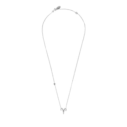 Celestia Luxe Necklace: Bold Aries (Silver)