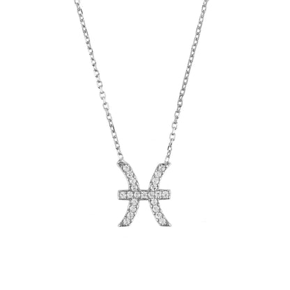 Celestia Luxe Necklace: Dreamy Pisces (Silver)