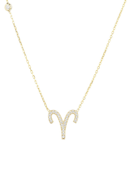 Celestia Luxe Necklace: Bold Aries (Gold)