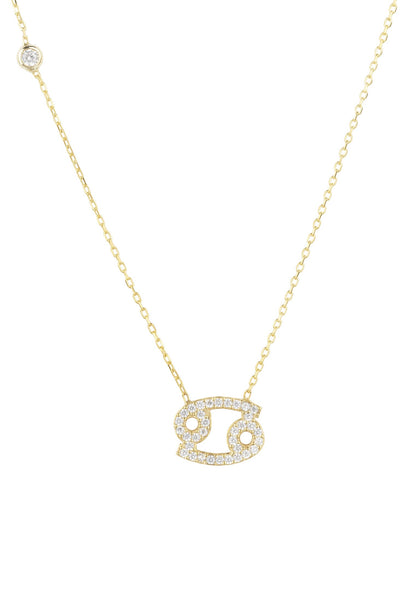 Celestia Luxe Necklace: Gentle Cancer (Gold)