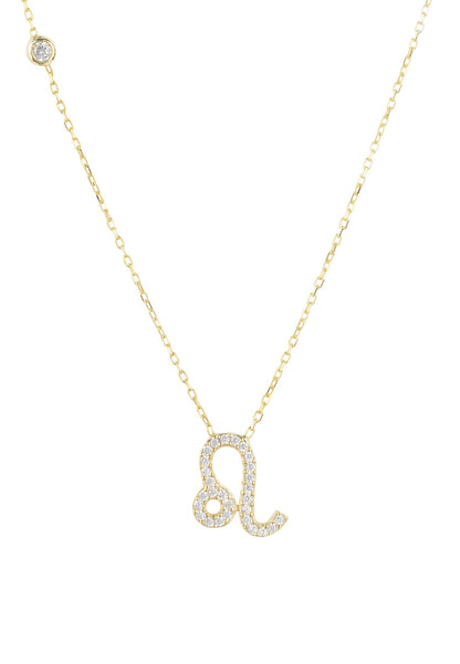 Celestia Luxe Necklace: Radiant Leo (Gold)