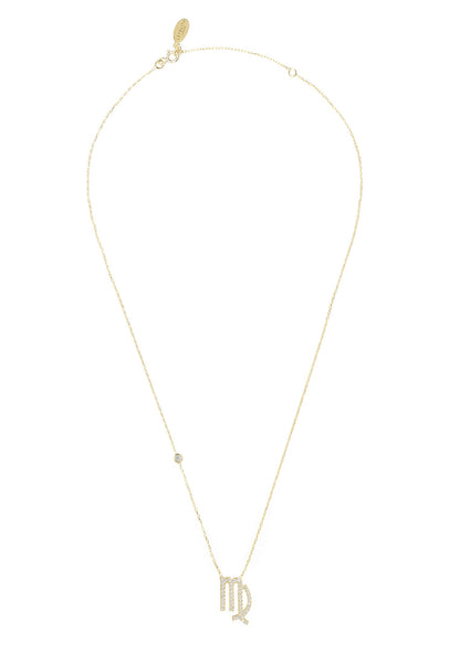 Celestia Luxe Necklace: Elegant Virgo (Gold)