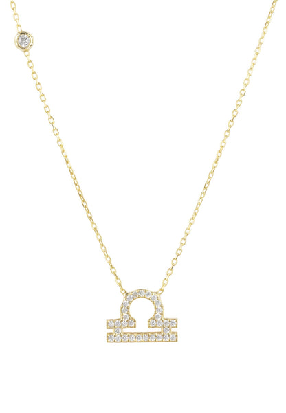Celestia Luxe Necklace: Balanced Libra (Gold)