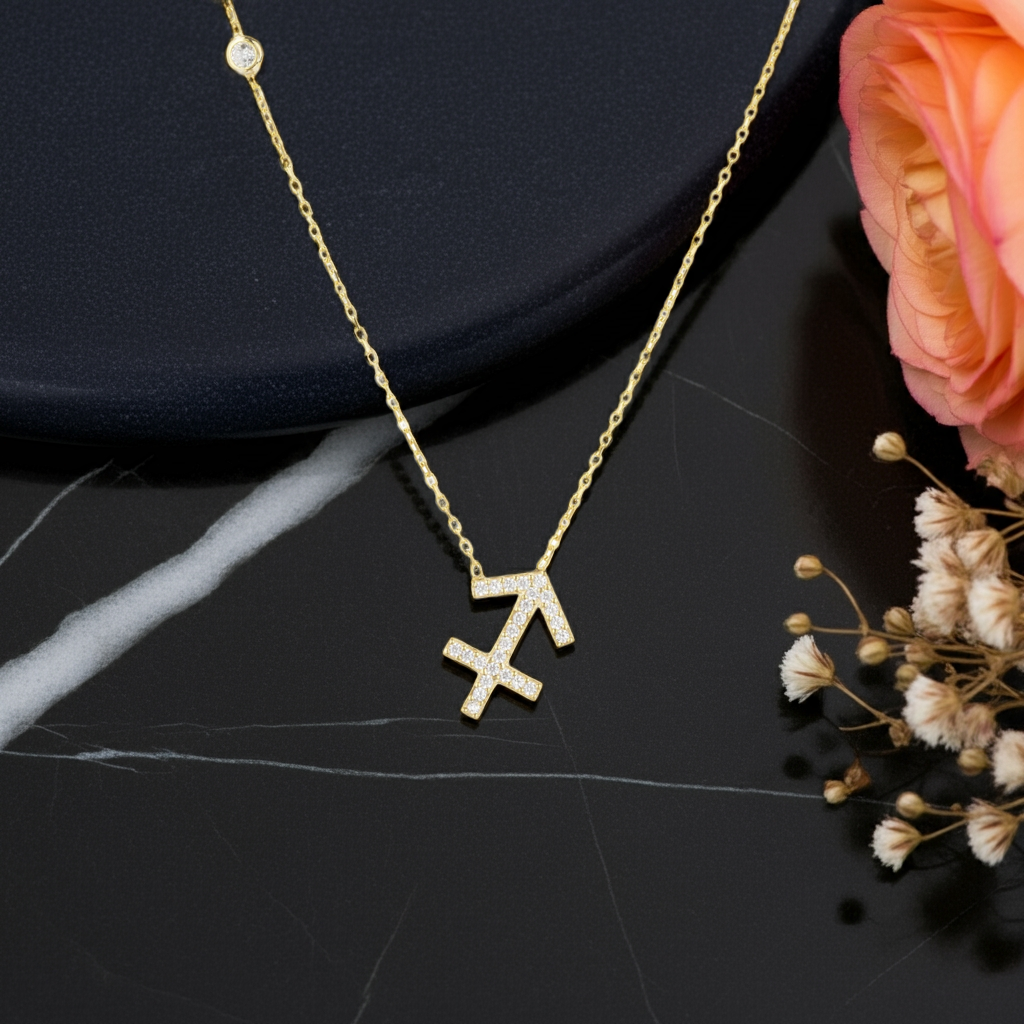 Celestia Luxe Necklace: Free Sagittarius (Gold)