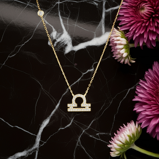Celestia Luxe Necklace: Balanced Libra (Gold)